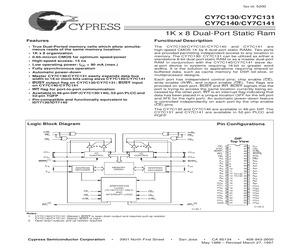 CY7C131-55JC T&R.pdf