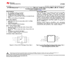 LM4865MM/NOPB.pdf