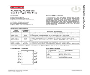 74AC175MTC.pdf