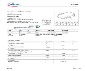 BSP298 H6327.pdf