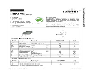 FCB20N60FTM.pdf