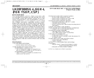 LH28F800SGB-L10.pdf