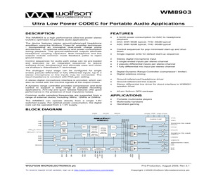 WM8903LGEFK/V.pdf