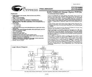 CY7C4292-25ASI.pdf