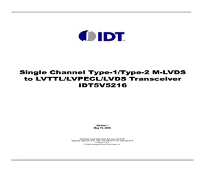 IDT5V5216PGGI.pdf