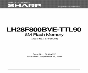 LH28F800BVE-TTL90.pdf