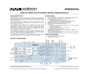 WM8955LSEFL/R.pdf