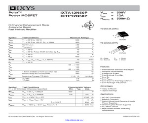 IXTP12N50P.pdf