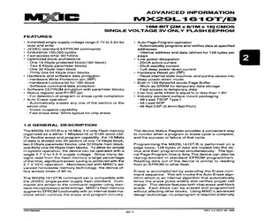 MX29L1610TXBI-12.pdf