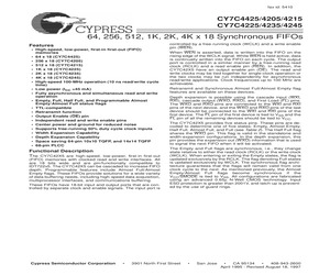 CY7C4225-25ASI.pdf