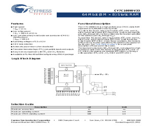 CY7C1089DV33-12BAXI.pdf