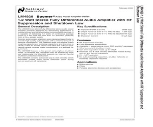 LM4928SDX/NOPB.pdf