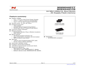 M28W640FCB70ZB6F.pdf