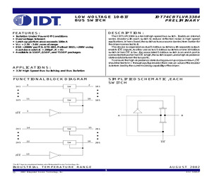 IDT74CBTLVR3384.pdf