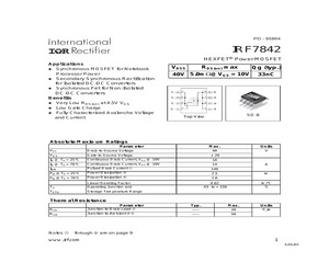 IRF7842TRPBF/BKN.pdf