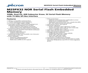 M25PX32-VMP6FBA.pdf