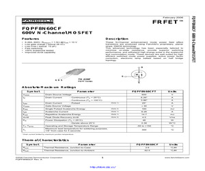 FQPF8N60CF.pdf