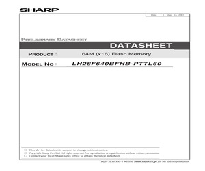 LH28F640BFHB-PTTL60.pdf