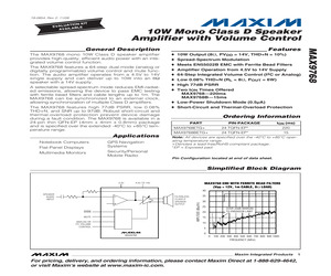 MAX9768BETG+T.pdf