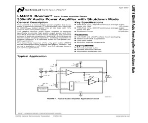 LM4865MMNOPB.pdf