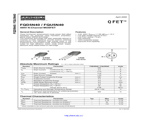 FQU5N40.pdf