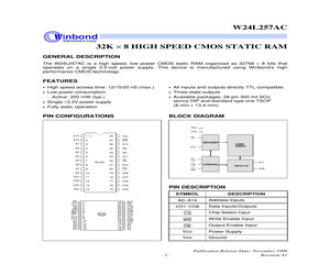 W24L257ACJ-15.pdf