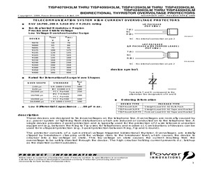 TISP4070H3LM THRU TISP4095H3LM, TISP4125.pdf