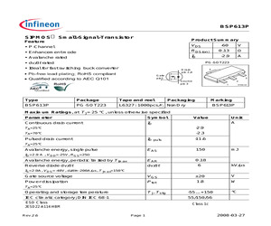 BSP613P L6327.pdf