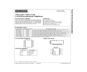 74AC138MTCX.pdf