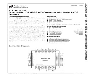 ADC14DS105CISQ/NOPB.pdf