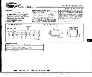 CY54FCT138TDMB.pdf