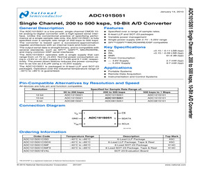 ADC101S051CISDX/NOPB.pdf