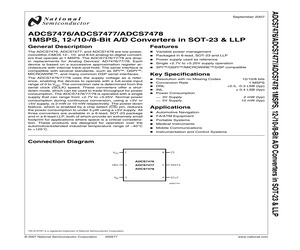 ADCS7476AIMF/NOPB.pdf