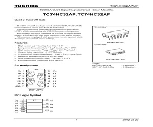 TC74HC32AF(EL,F)