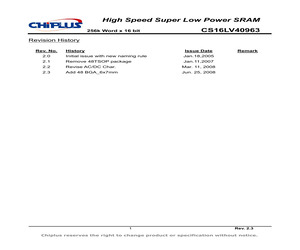 CS16LV40963GI-70.pdf