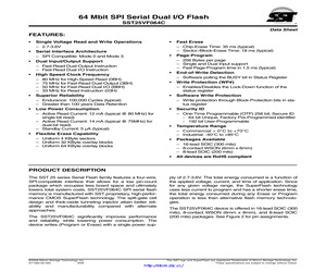 SST25VF064C-80-4I-S3AE.pdf