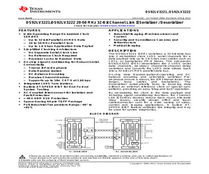 DS92LV3221TVS/NOPB.pdf