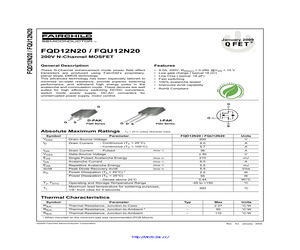 FQU12N20.pdf