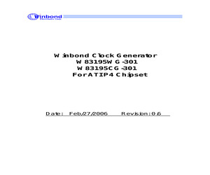 W83195CG-301.pdf