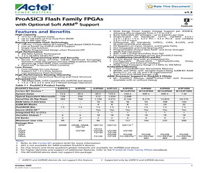 M1A3P1000-2FG256.pdf