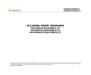 HY5DU12422BLT-M.pdf