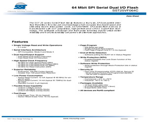 SST25VF064C-80-4I-S3AE-T.pdf