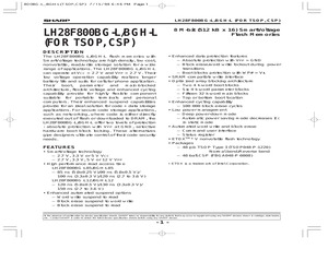 LH28F800BGB-BL12.pdf