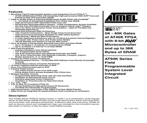 AT94K SERIES FIELD PROGRAMMABLE SYSTEM LEVEL INTEGRATED CIRCUIT.pdf