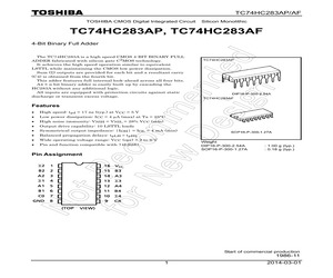 TC74HC283AF(F).pdf