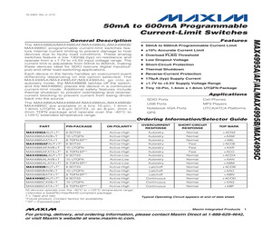 MAX4995CAUT+.pdf