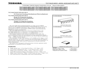 TC74HC4052AF(EL,F)