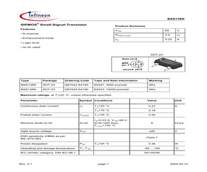 BSS138NE6433.pdf