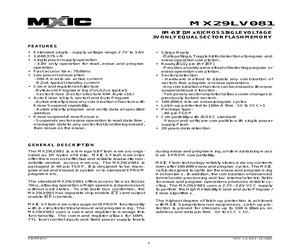 MX29LV081TC-90.pdf