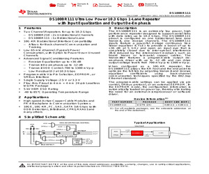 DS100BR111SQ/NOPB.pdf